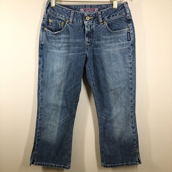 Vintage Silver Jean Capri Pants Denim 29 - Picture 1 of 9